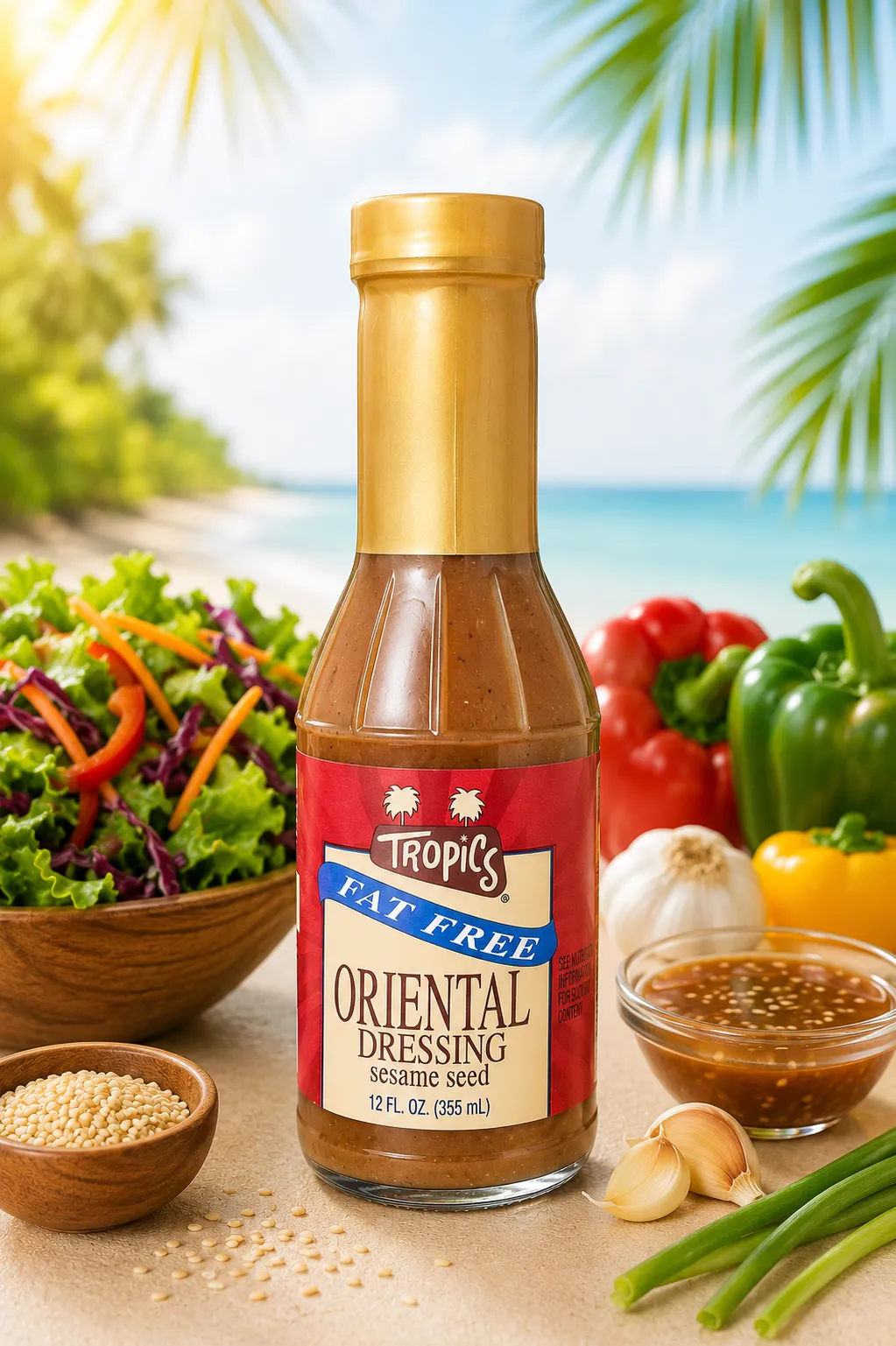 Tropics Fat Free Oriental Sesame Seed Dressing