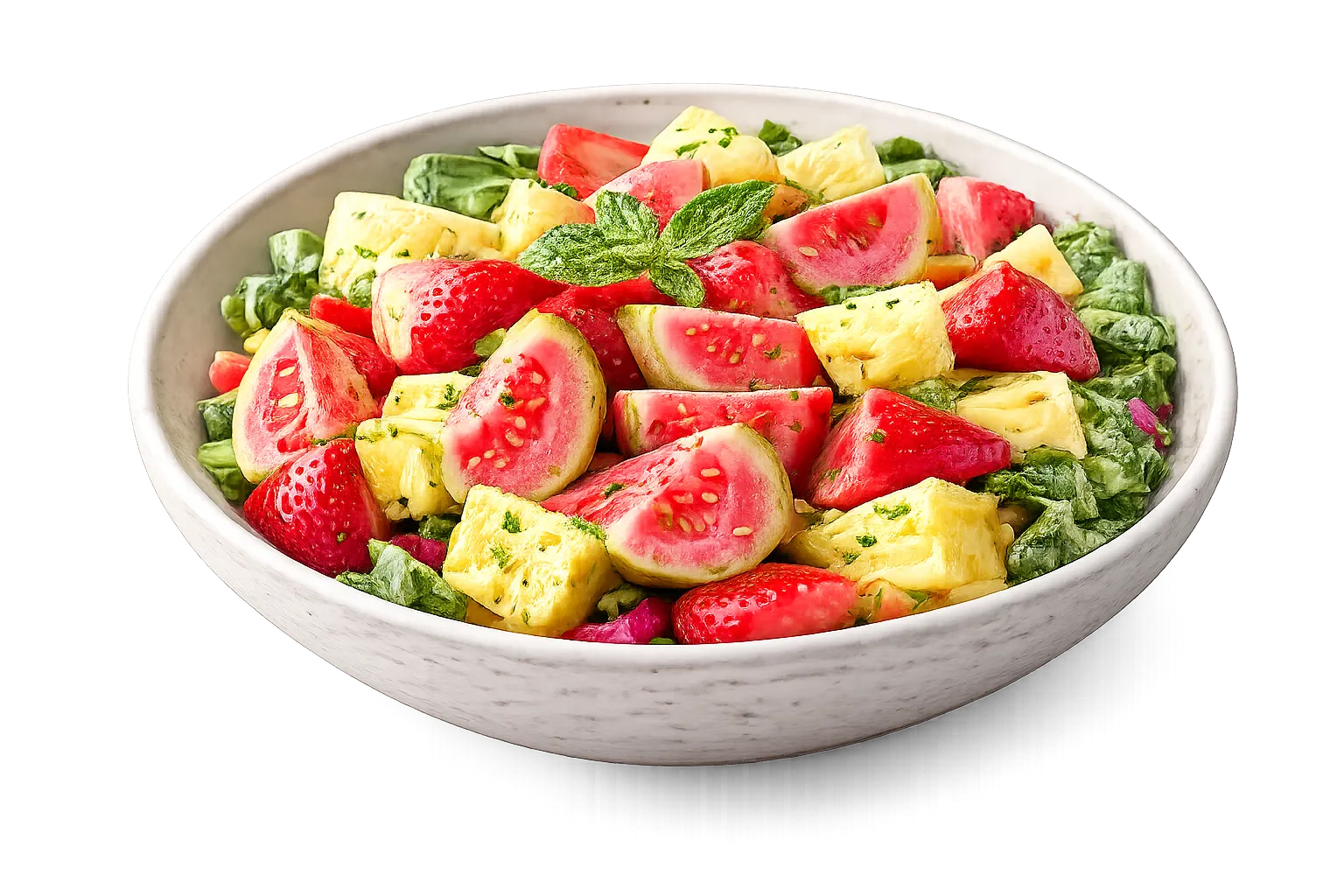 Strawberry Guava Fruit Salad